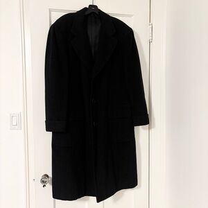 Chester Barrie Vintage Men's Black Overcoat